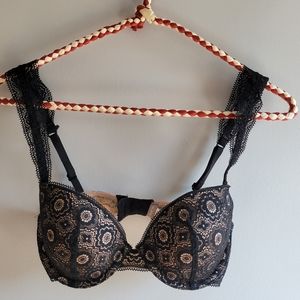 Aerie 30D Black/lace Bra